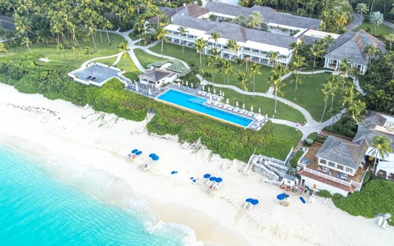 Beach Front of Four Seasons Resort, Bahamas