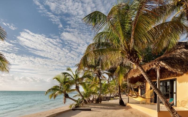 Beach Front of Matachica Resort & Spa, Belize
