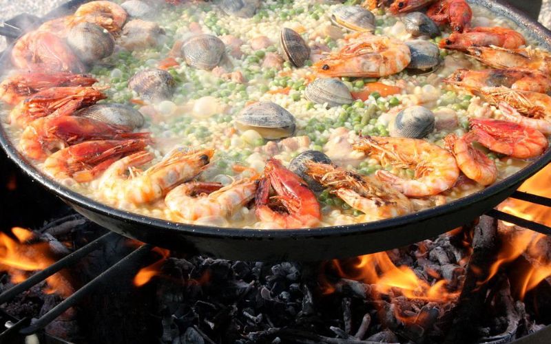 seafood feast Caribbean