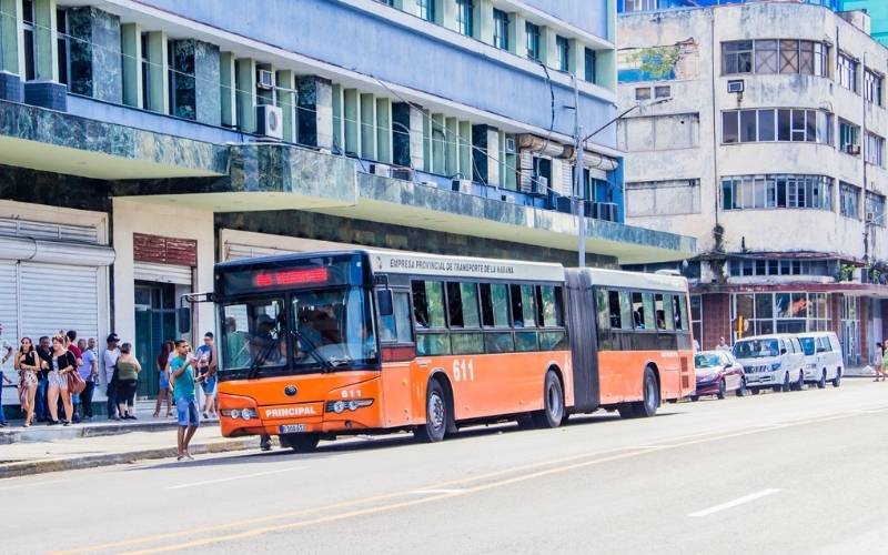 Public City Bus in Havana Cuba