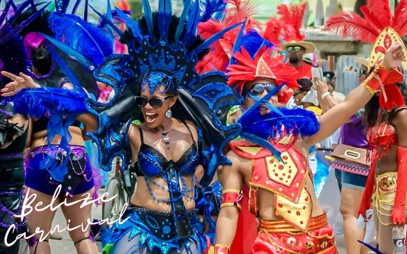 Performer at Fiesta De Carnival at Belize