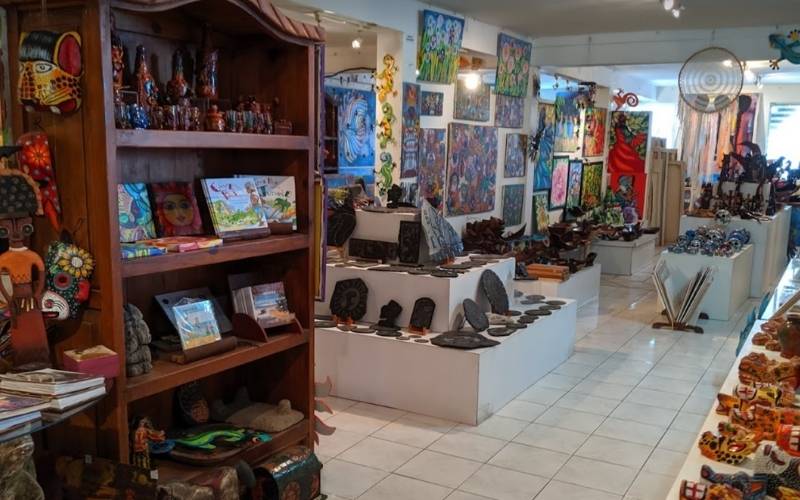 Inside the Shop at Belizean Arts, Belize