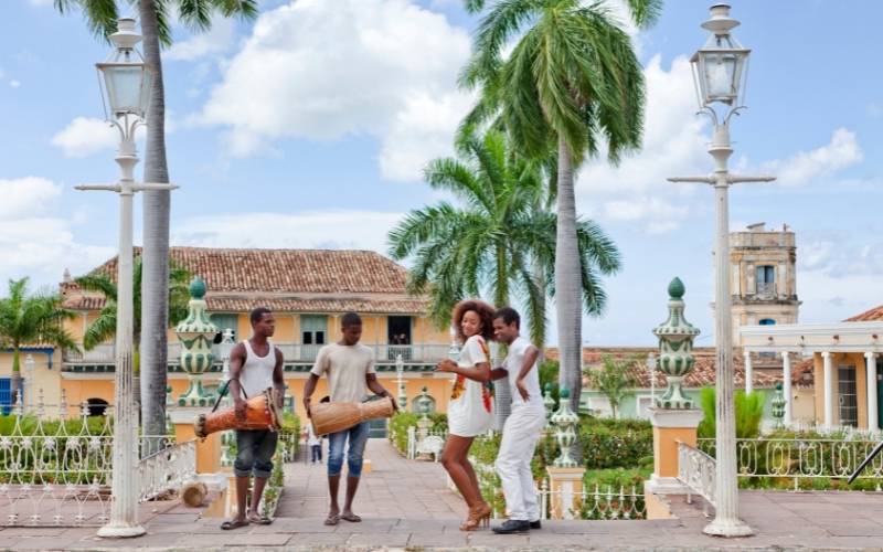 Salsa Performer in Trinidad, Cuba