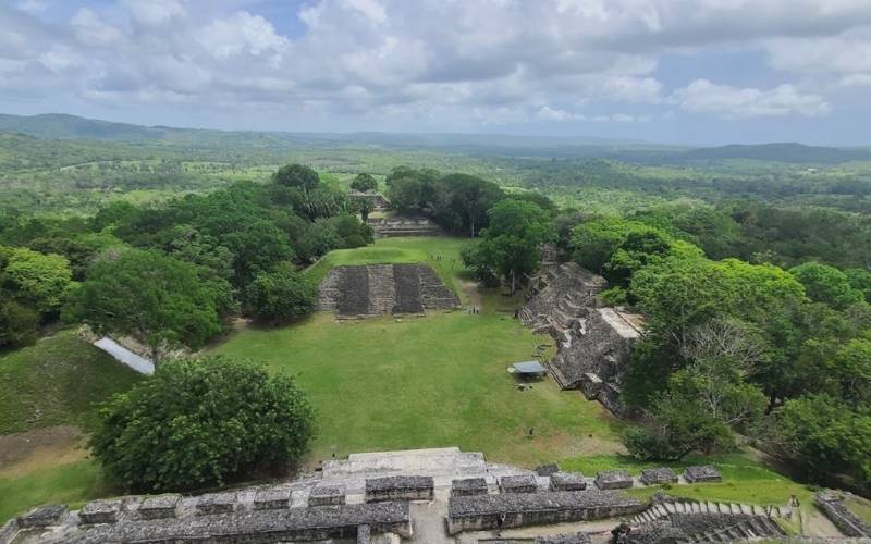 Top View of Xunantunich Ruin, Belize