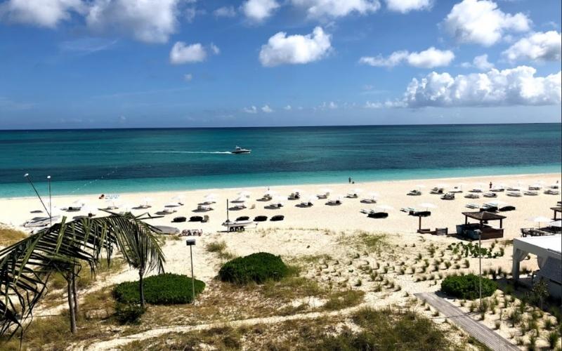 Beach Area at Wymara Resort Turks & Caicos