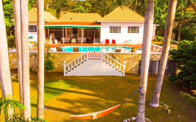 Front of The Retreat @ A Piece of Paradise, Montego Bay Jamaica