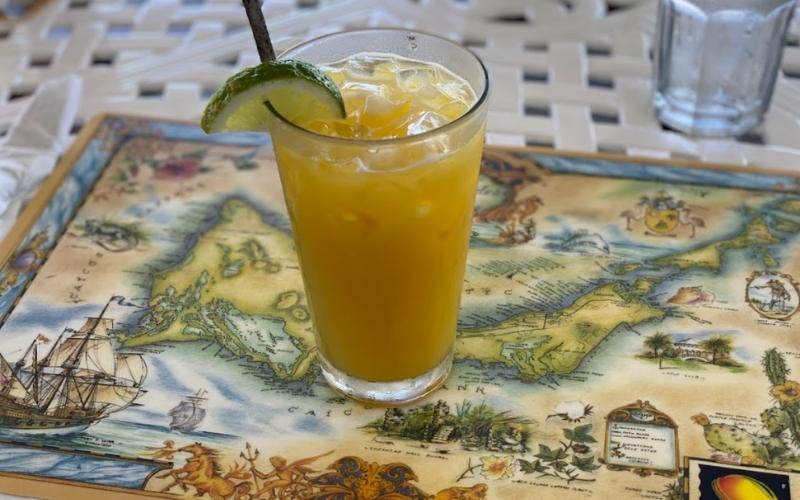 Fruit Juice at Mango Reef Restaurant & Bar, Turks and Caicos Islands