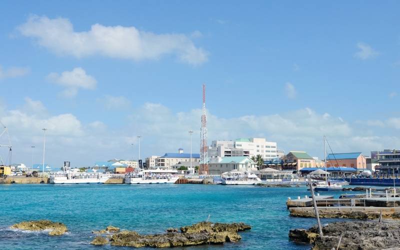 Georgetown Sea Pier and the Ship, Cayman Islands
