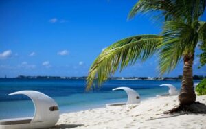 Beach front of Kimpton Seafire Resort and Spa, Grand Cayman Islands