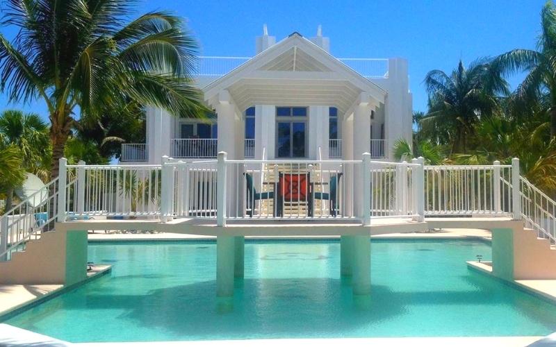 Pool Bridge at Simply The Best Villa_, Turks and Caicos