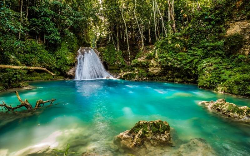 Stunning Blue Hole Ocho Rios in Jamaica