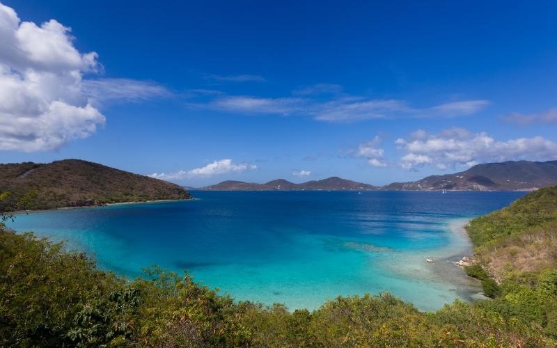 Stunning View of Virgin Islands National Park, St. John US Virgin Island