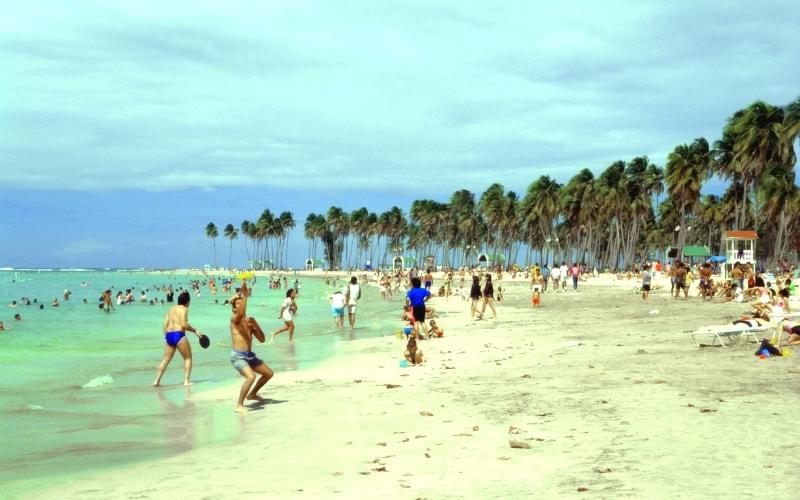Sunny Season at Luquillo Beach, Puerto Rico