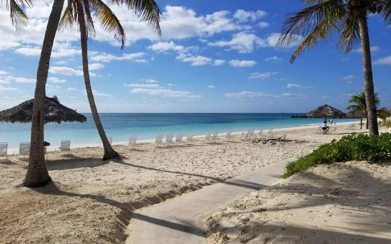 Sunny Day at Taino Beach Resort, Bahamas