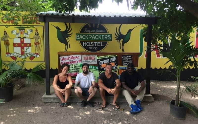 The Backpackers at the Art at Backpackers Hostels, Kingston Jamaica