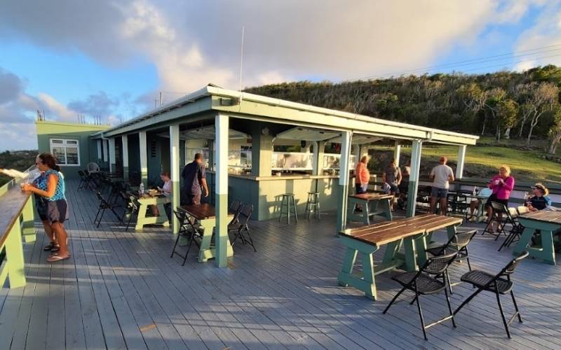 Expansive Views at The Hog Heaven Cafe, British Virgin Island