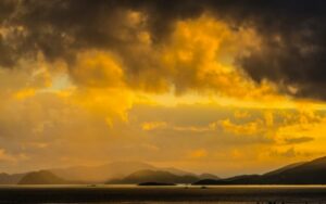 Yellow Sky at British Virgin Islands