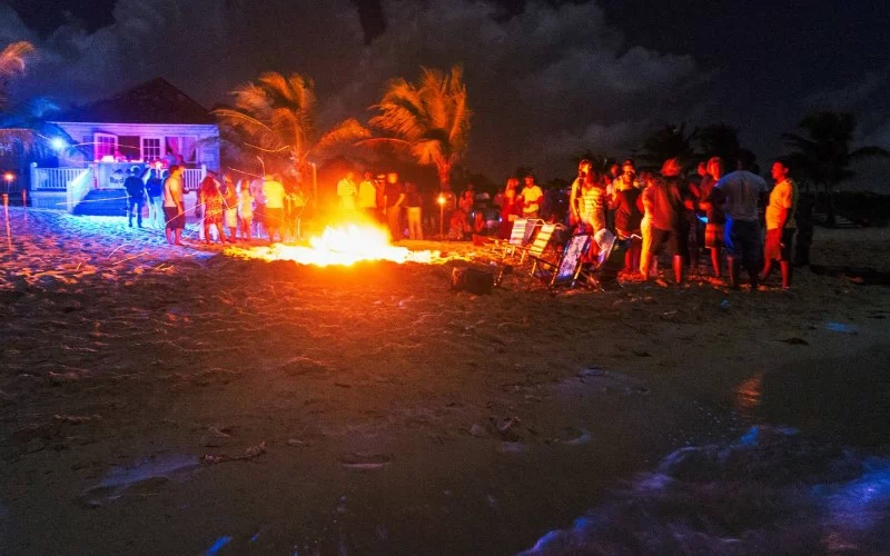Beach Bonfire at Seven Stars Resort