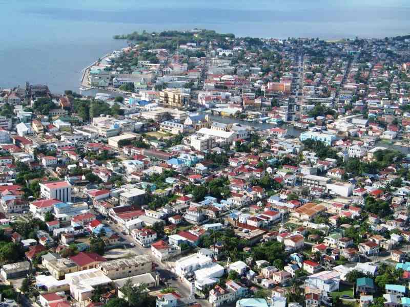 Belize City Aerial Shots