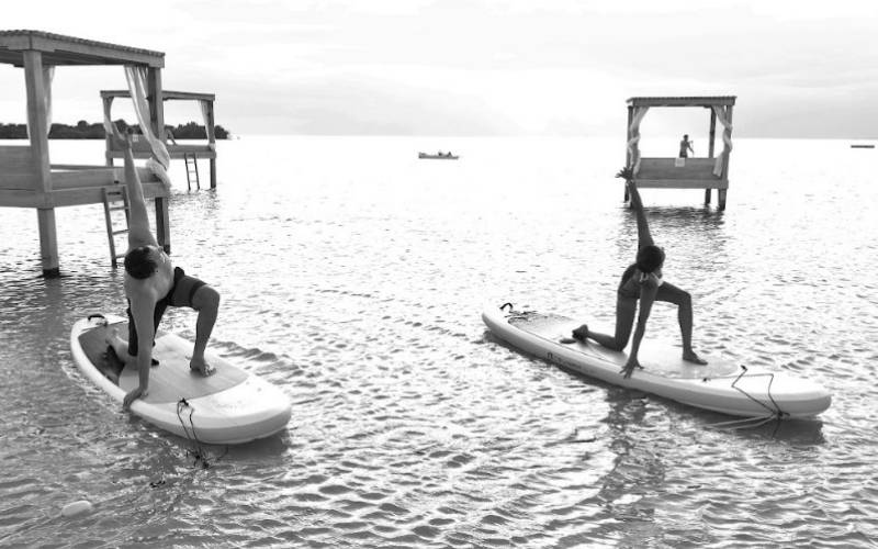 Belize Wellness Retreat Couple Yoga