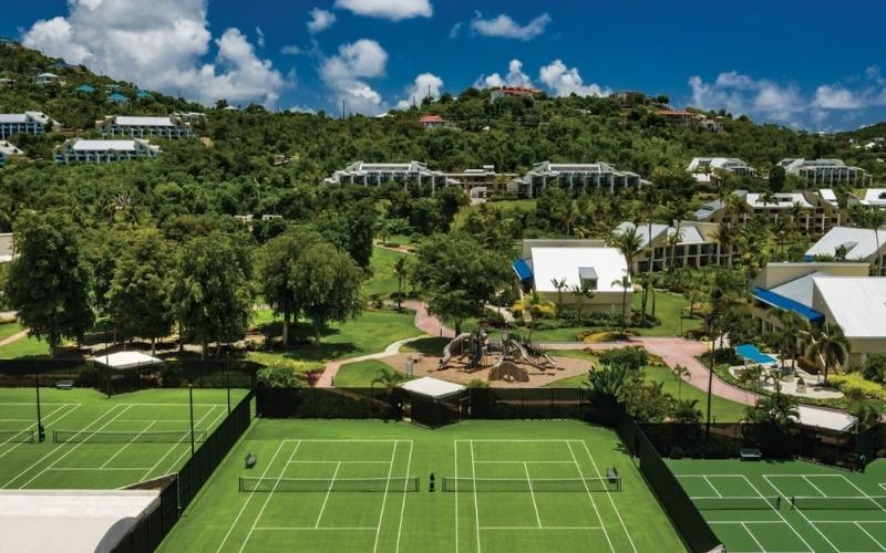 British Virgin Islands Tennis Court
