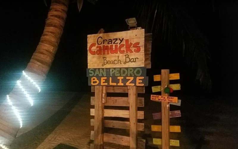 Crazy Canucks Beach Bar, Belize