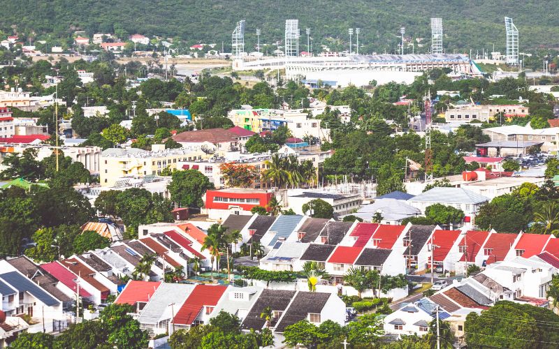 View of Kingston Downtown, Jamaica