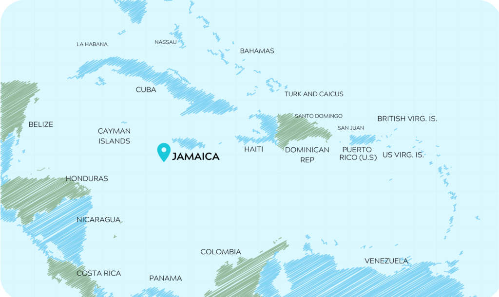 JAMAICA Map